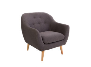 Dark Grey Tub Chair