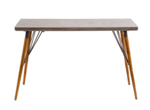 Grey Server with Wooden Legs