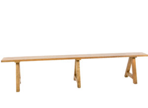 Long Wooden Bench