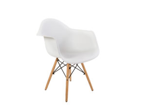 White Eames Chair With Arms
