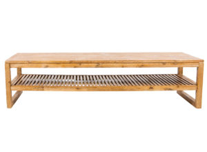 Wooden Slatted Coffee Table