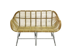 Natural Cane Bench