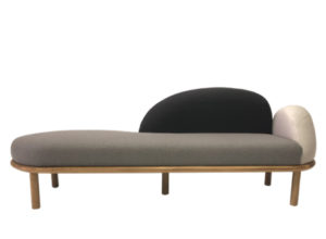 Black, White, Grey Pebble Daybed
