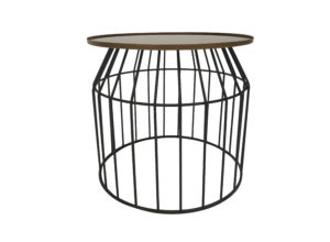 Black XL Wire Side Table