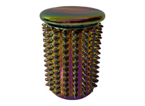 Petrol Spiked Side Table