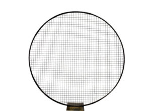 Black Round Metal Freestanding Grid - XL