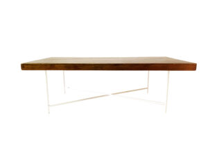 Wooden 10 Seater Table with Metal Legs (recommended for buffet use only)
