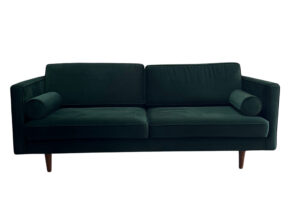 Emerald Green Velvet Couch