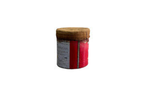 Indian Paint Can Ottoman