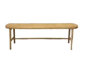 Natural Oval Wooden Bench