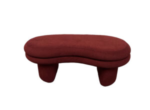 Rust Kidney Bean 2 Seater Ottoman