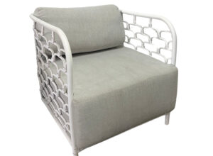 White Cane Armchair